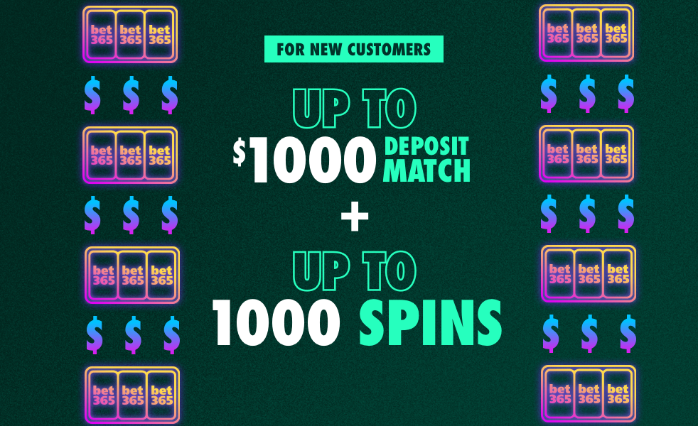 Up to $1000 Deposit Match & Up to 1000 Spins